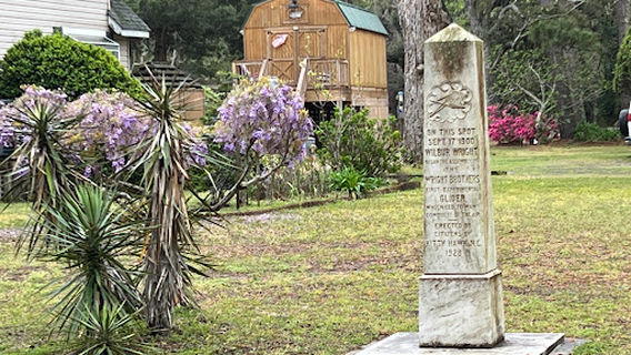 Wright Brother's Garage Monument