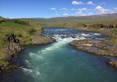Hrútey Island in Blanda River