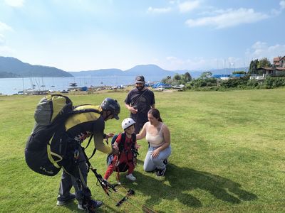 Aterrizaje Parapente Paragliding Landing