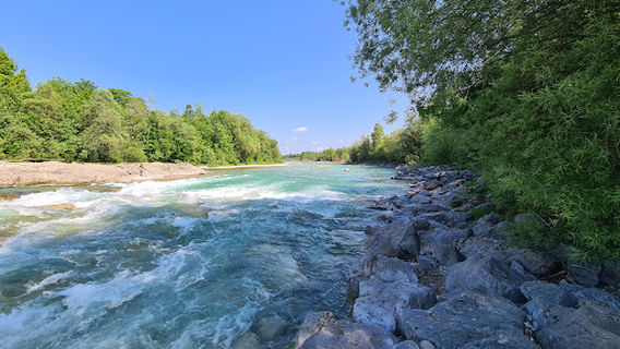 Aussichtspunkt Stromschnellen Isar