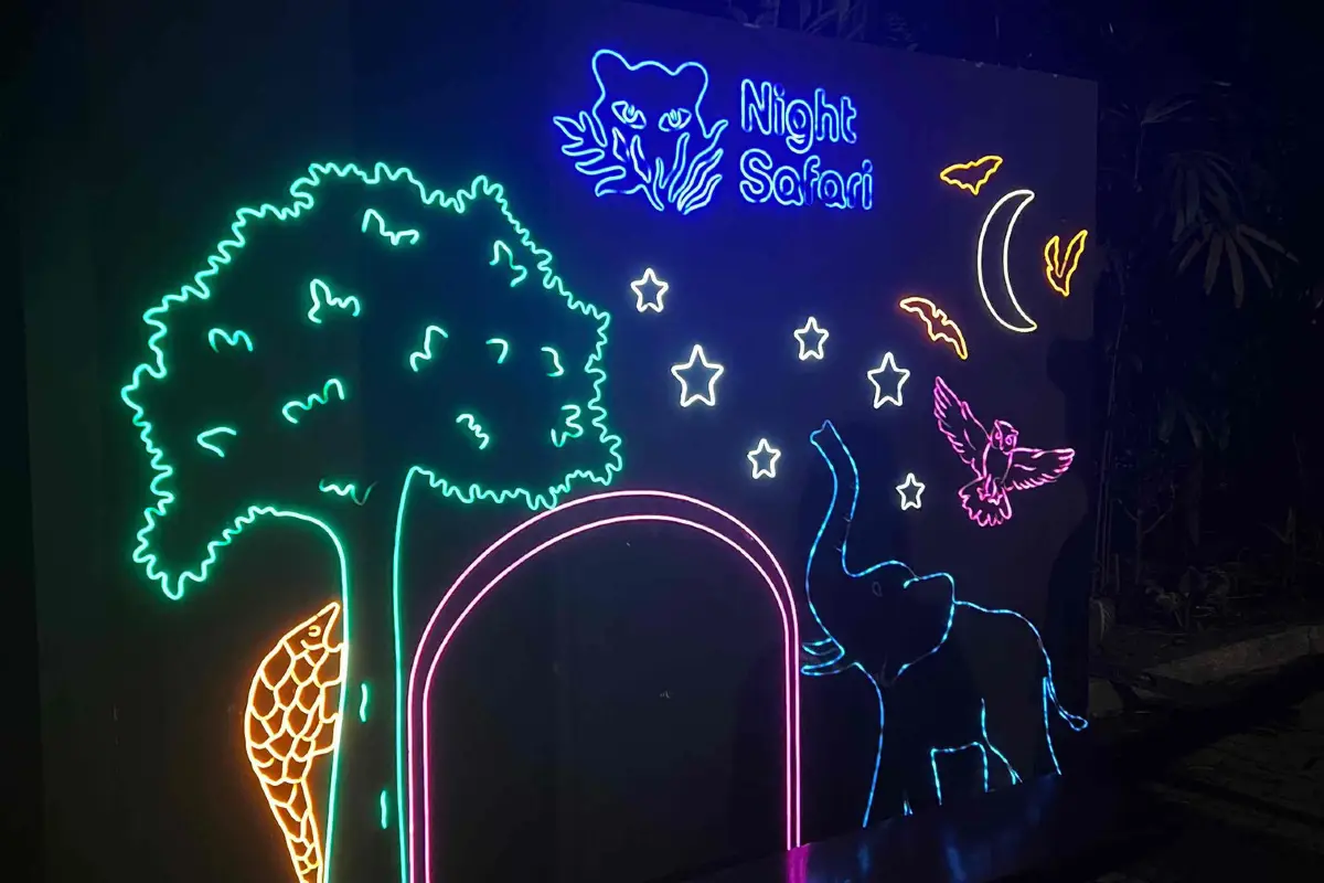 싱가포르 동물원 야경