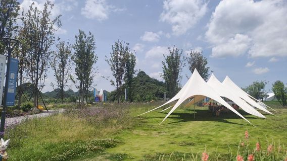 Baili Azalea Petal Bridge, Baili Azalea Scenic Area, China