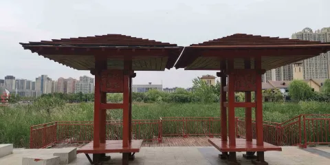水系聯通月亮灣公園-觀蓮亭