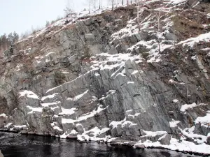 Dam of the Beloyarsk Reservoir