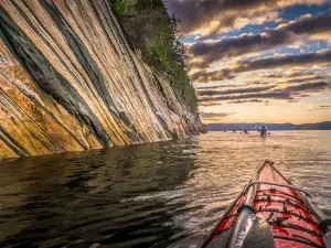 Fjord en Kayak