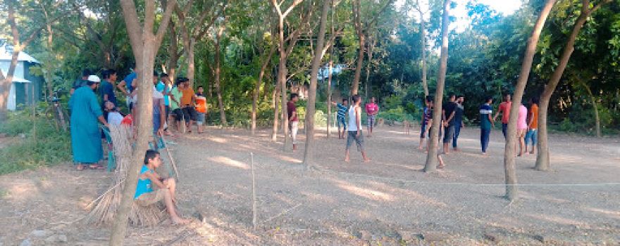 মিরারচর পশ্চিম পাড়া খেলার মাঠ। Mirarcor poschim para playground