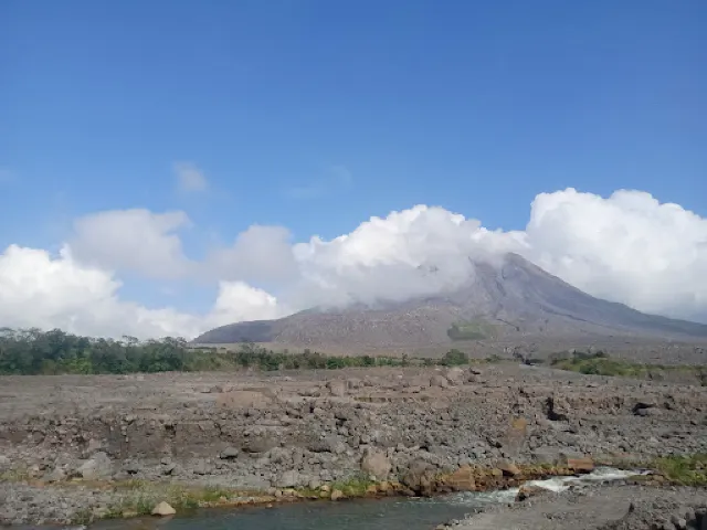 sinabung mountain view