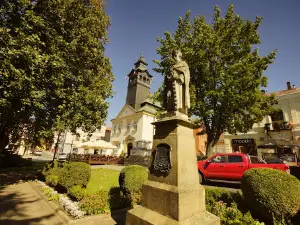 Town square in Przeworsk
