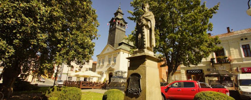 Town square in Przeworsk