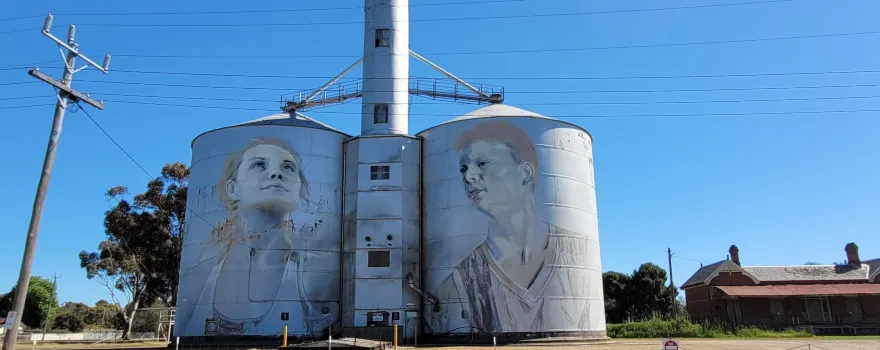 Rupanyup Silo Art