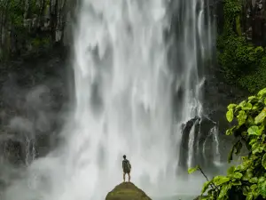 Tri Muara Karang Waterfall