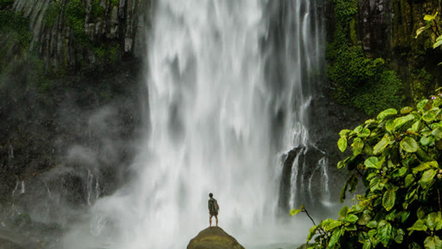 Tri Muara Karang Waterfall