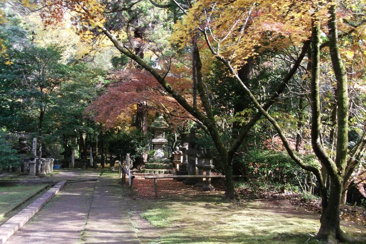 熊本紅葉景點 | 立田自然公園（大正寺遺址）