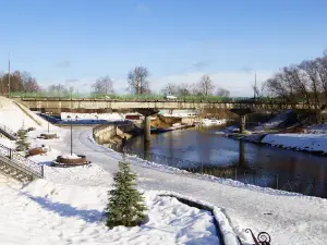 Набережная города Луги