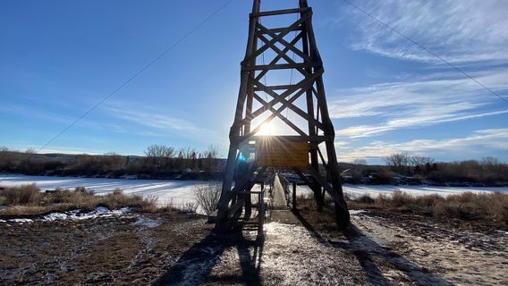 Rosedale Suspension Bridge