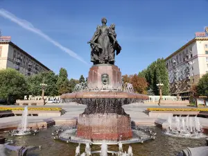 Fontan "Iskusstvo", "Druzhby Narodov"