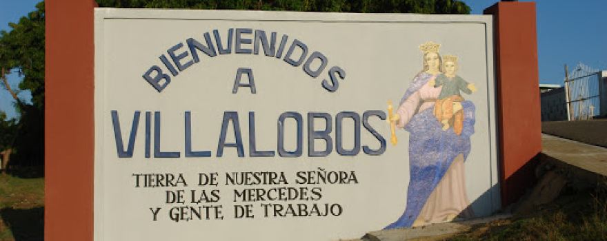 Muro de Bienvenida "Bienvenidos a Villalobos"