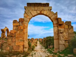 The Amphitheatre of Leptis Magna