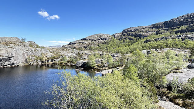 Preikestolen hiking starting point