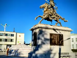 Dalanzadgad Horse Rider Statue