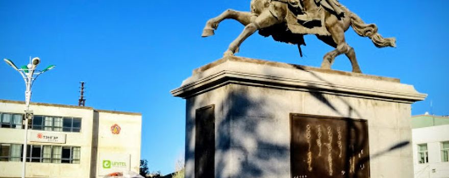 Dalanzadgad Horse Rider Statue