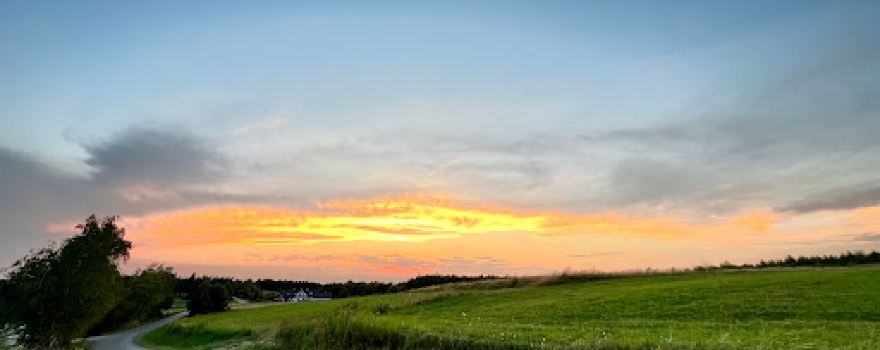 Panorama pogórze karpackie