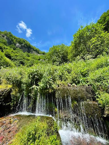 Natural sparkling spring