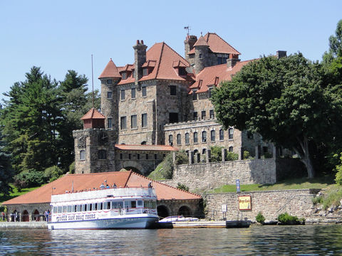 Singer Castle on Dark Island