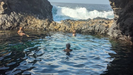 Charco azul