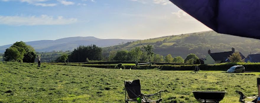 Llwynstyffilin campsite