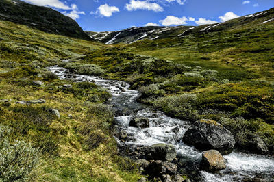 Aurlandsfjellet scenic route (north entry Lærdalsøyri)