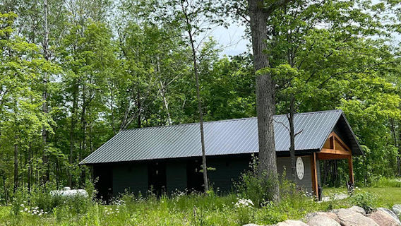 In the woods campground