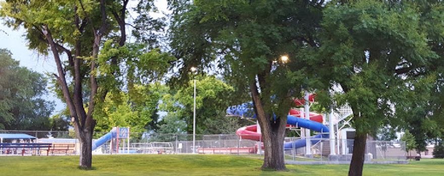 The SPLASH Double Slide at Hugoton Pool