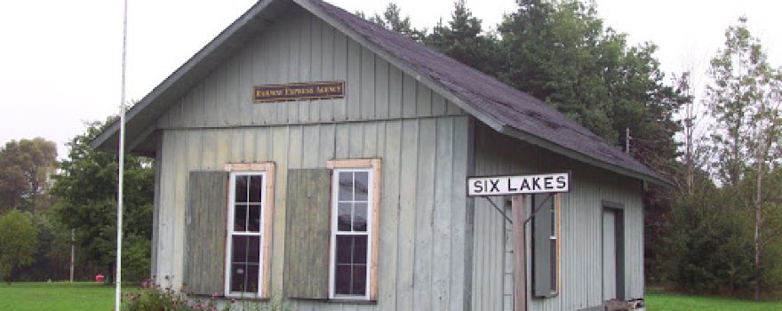 Six Lakes PM Railroad Depot