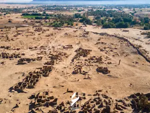 The ancient city of Germa مدينة جرمة الاثرية