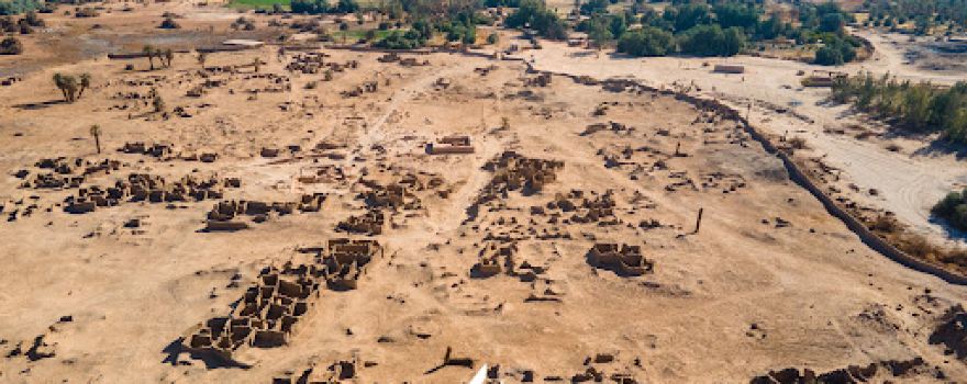 The ancient city of Germa مدينة جرمة الاثرية