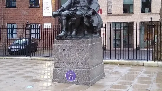 Thomas Coram statue