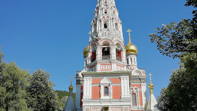 Big Bulgarian monument on Shipka peak