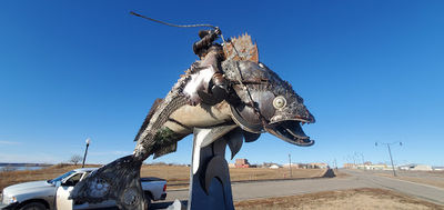 Walleye Up Statue