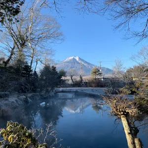 富士山天然湧水池淺池