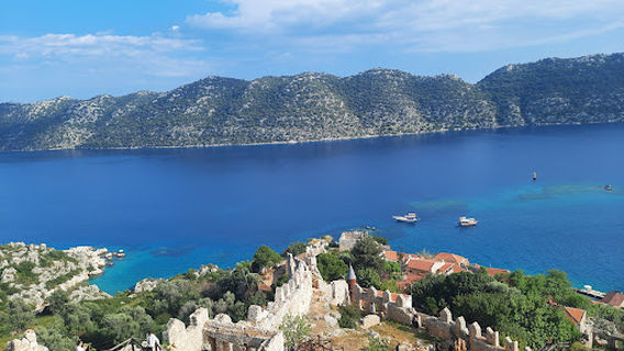 Simena (Kaleköy) Kral mezarları.