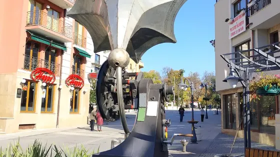 Sculpture of Gramophone