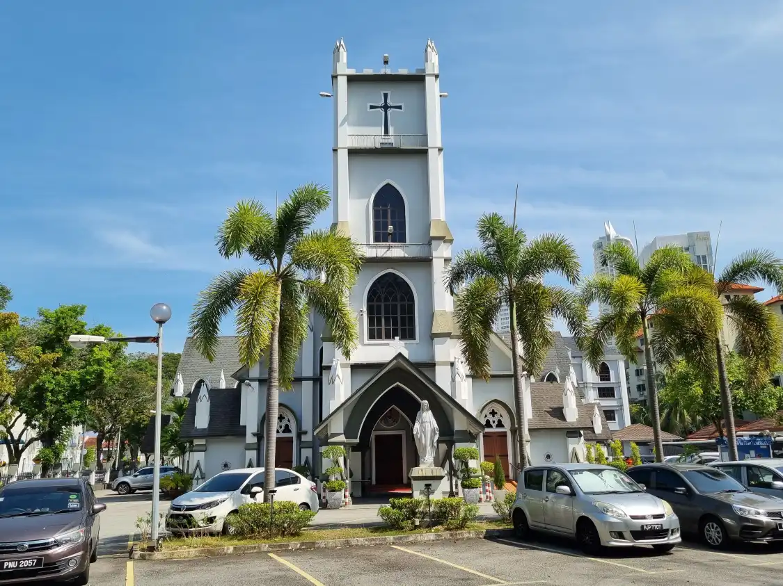 Hotel berhampiran Church of the Immaculate Conception, Penang (Gereja Kandungan Suci/அமலோற்பவ அன்னை தேவாலயம்)