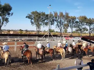 Lienzo Charro Benito Gonzalez Gonzalez