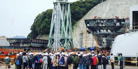 Saiki Heavy Industries Launching Ceremony