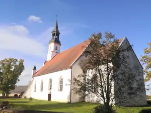 Burtnieki Church and the rectory