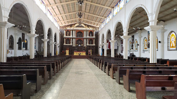 Atrium of the Catholic Church of San Juan