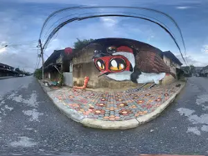 Alex face wall