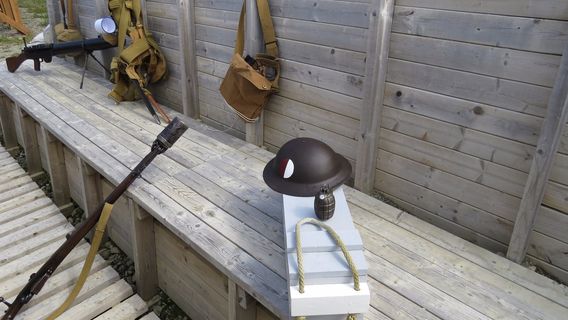 WWI Trench Replica