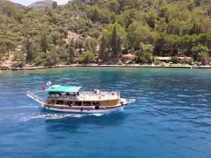 Göcek 12 oniki adalar tekne turu günübirlik TURKUAZ